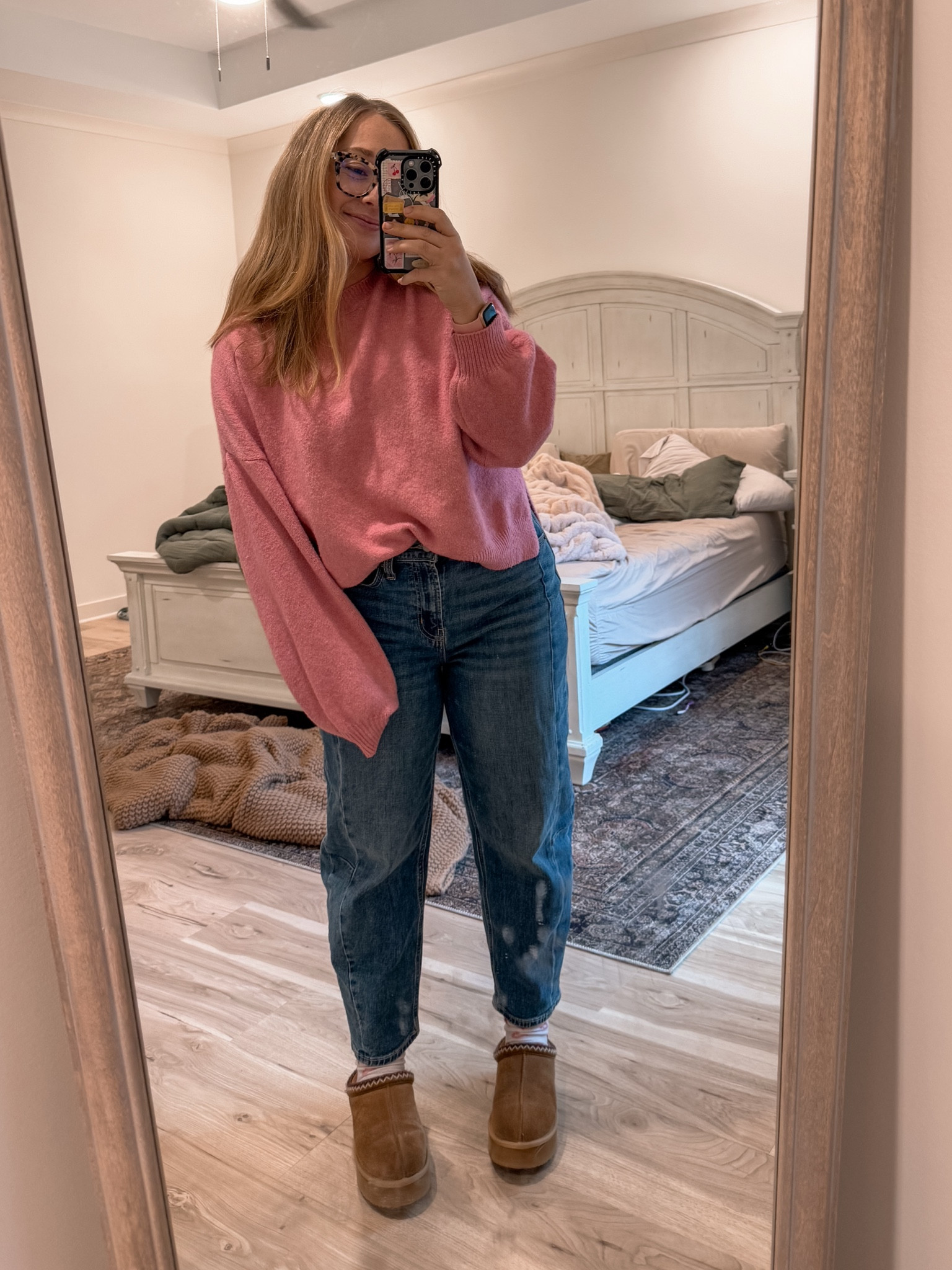  Barrel jeans outfit - old navy denim - Valentine’s Day teacher outfit / valentines casual outfit 

#LTKMostLoved #LTKMidsize #LTKU