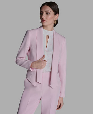 Women's Shawl Collar Open-Front Blazer | Macy's