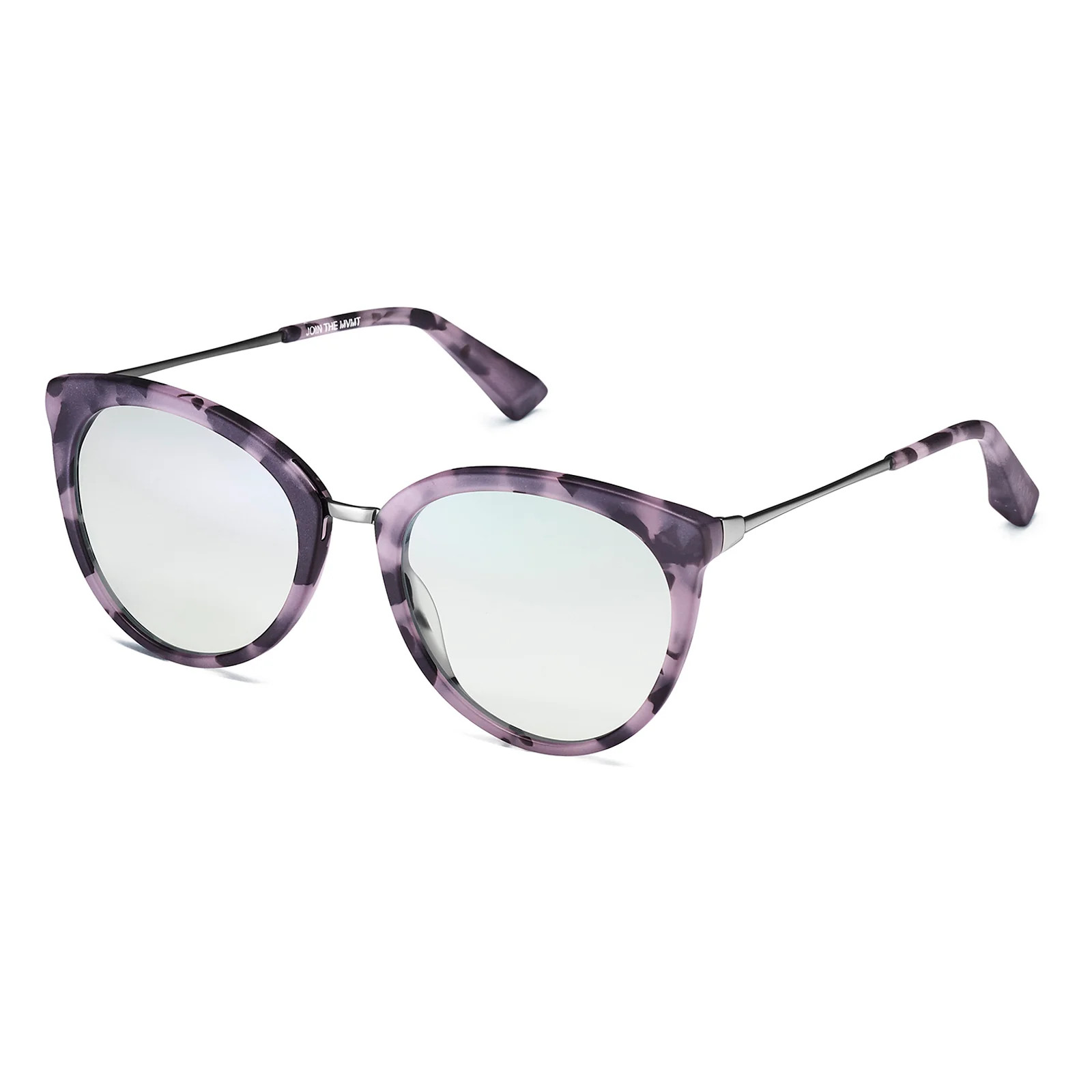 Muse Clear (Matte Muave Tortoise/Clear / No) | MVMT Watches