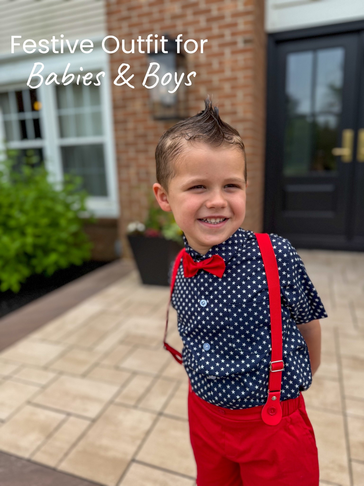 If you’re planning on needing a festive outfit for a red, white & blue themed graduation, party, ceremony,  BBQ, etc., now is the time to buy before the sizes run out! This outfit with the bow tie was a hit when my son wore it!

#LTKmomlife #LTKBaby #LTKSeasonal