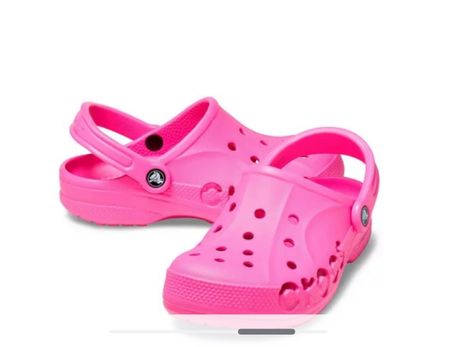 Hot Pink Barbie crocs of your dreams! Muses WalMart is having their early access sale right now and couldn't add these too my cart fast enough! Take advantage of the @walmart sale and celebrate pink month all July! #walmart #walmartfind #walmartearlyacess

#LTKxNSale #LTKunder50 #LTKshoecrush