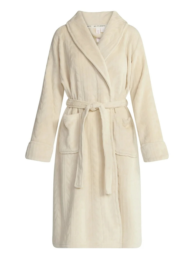 Joyspun Women's Plush Robe, Sizes S-3X | Walmart (US)