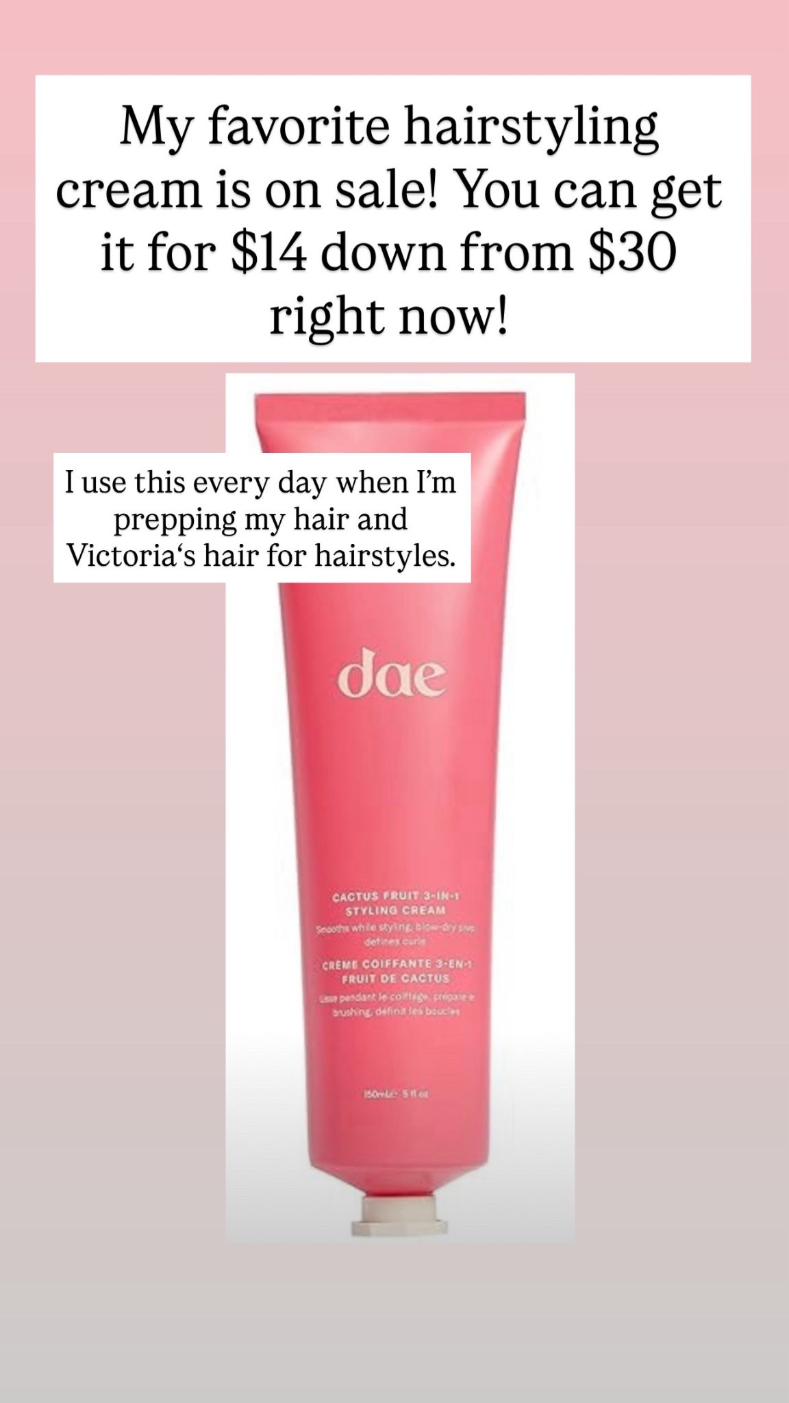 Hairstyling cream that I love to use 🩷

#LTKSaleAlert #LTKBeauty