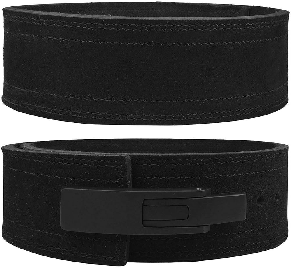 Lever Belt Black Genuine Leather Powerlifting Men & Women Power Lifting 10mm Weightlifting Belt L... | Amazon (US)