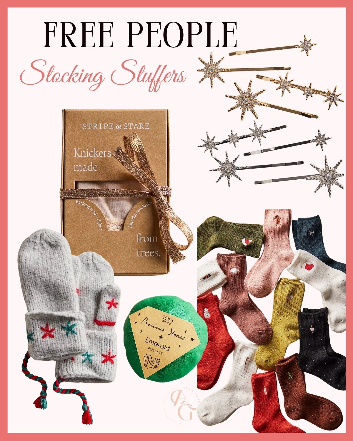 Free People ~ Stocking Stuffers 

#LTKGiftGuide #LTKHoliday #LTKBeauty