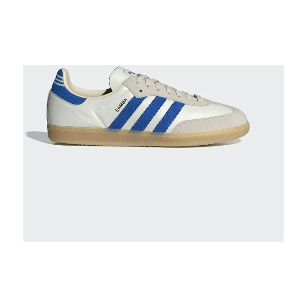 adidas Samba Cloud White/Blue/Gum US 7 | Novelship