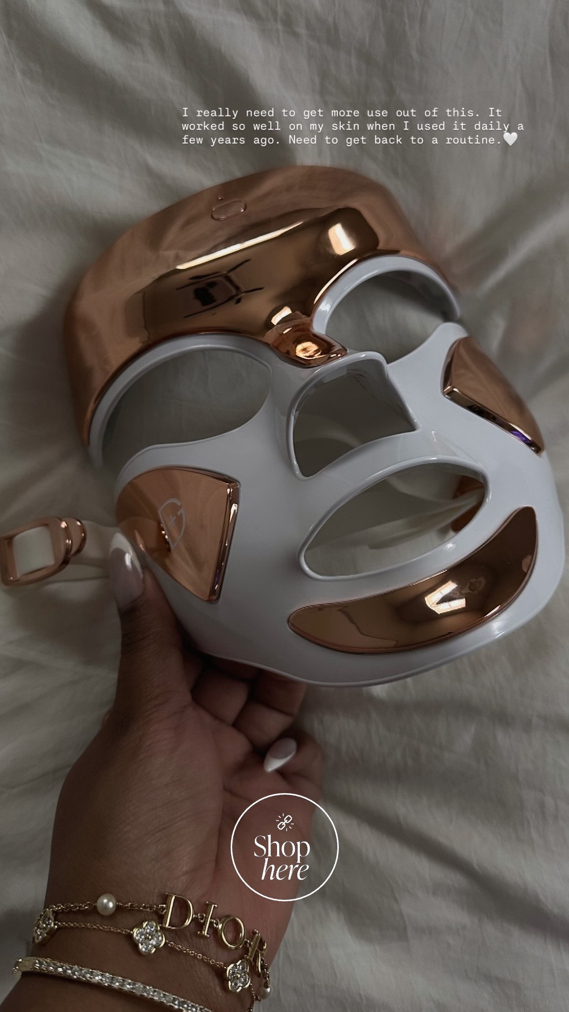 The best LED mask. Really helped with my cystic acne 

#LTKmorningroutine #LTKHoliday #LTKselfcare