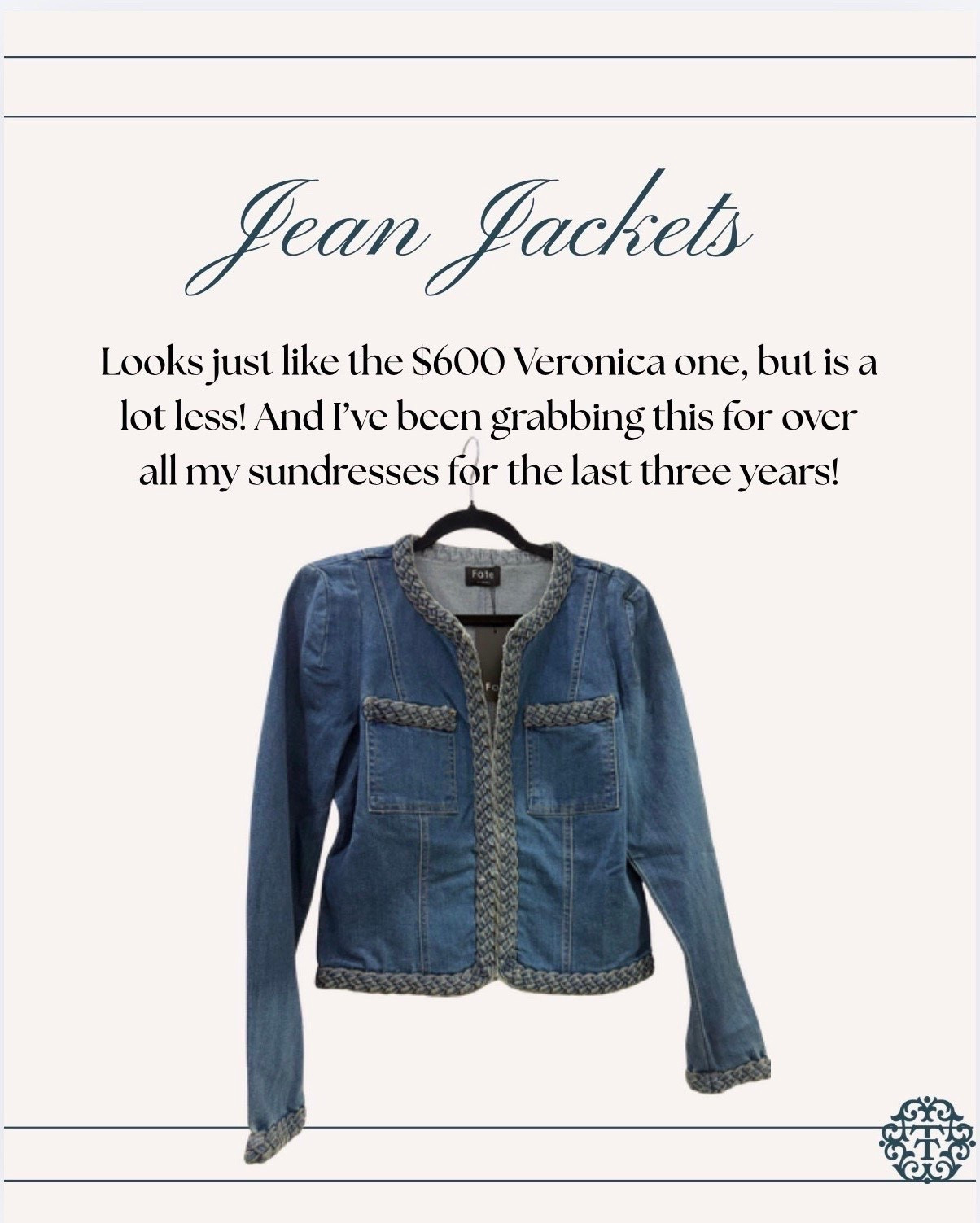 Great staple! An elevated denim jacket. s

#LTKOver40 #LTKMidsize