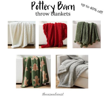 Pottery barn throw blankets on sale 

#LTKhome #LTKsalealert #LTKfindsunder100