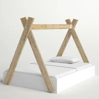 Little Seeds Skyler Metal Montessori House Bed | Wayfair North America