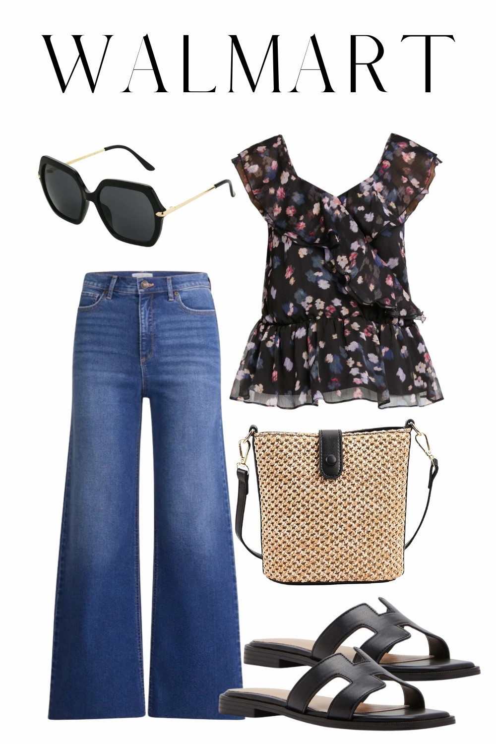 Walmart new arrivals, date night outfit, wide leg jeans

#LTKFindsUnder50 #LTKSeasonal #LTKStyleTip