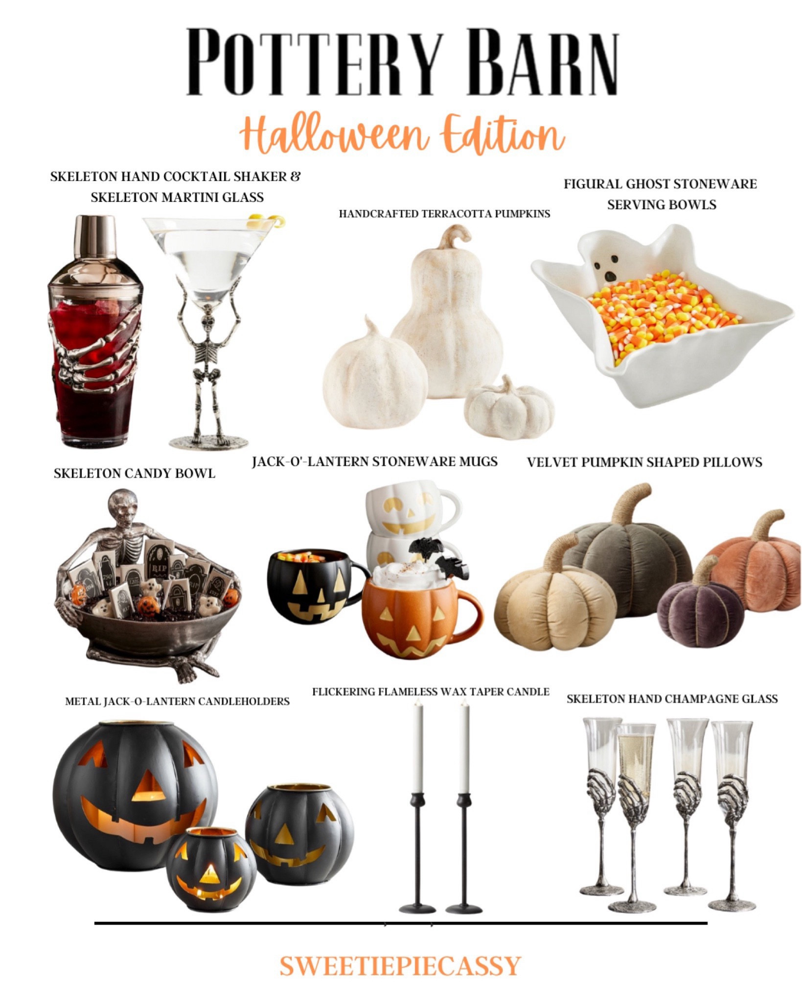 Pottery Barn; Halloween Haul

It might be a little bit early for some but I’ve put together the cutest mix & match of Halloween decor from the ‘24 Pottery Barn collection! Everything from small to big decor, kitchen sets, lanterns, mugs & more! Make sure to check out my ‘HOME’ collection as well as my ‘DECOR’ product set for more of my seasonal favourites!💫

#LTKcasa #LTKautumn #LTKpartywear