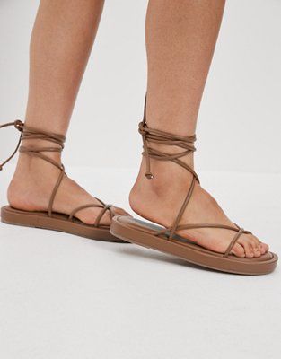 AE Platform Lace-Up Sandal | American Eagle Outfitters (US & CA)