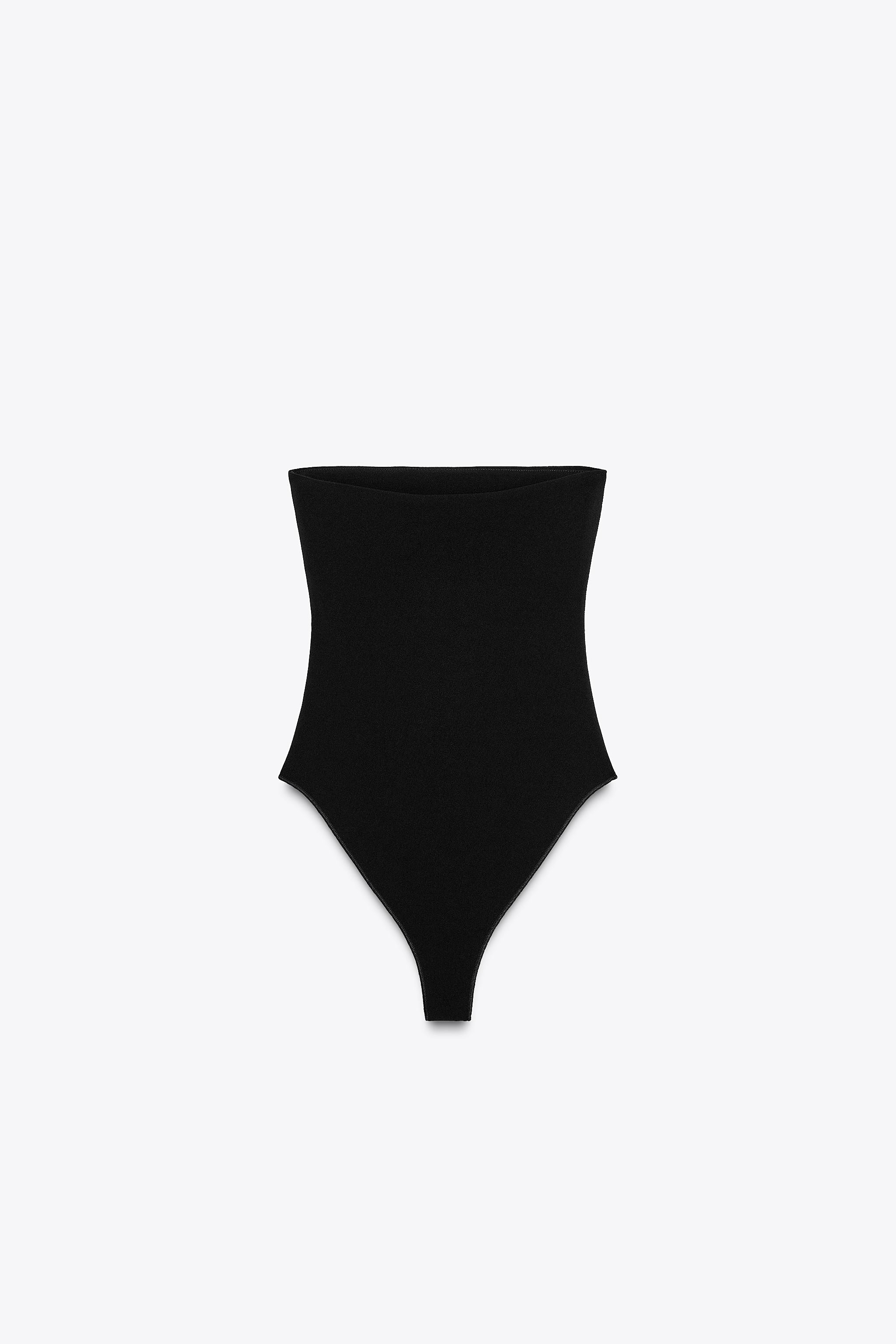 STRETCH BANDEAU BODYSUIT | Zara US
