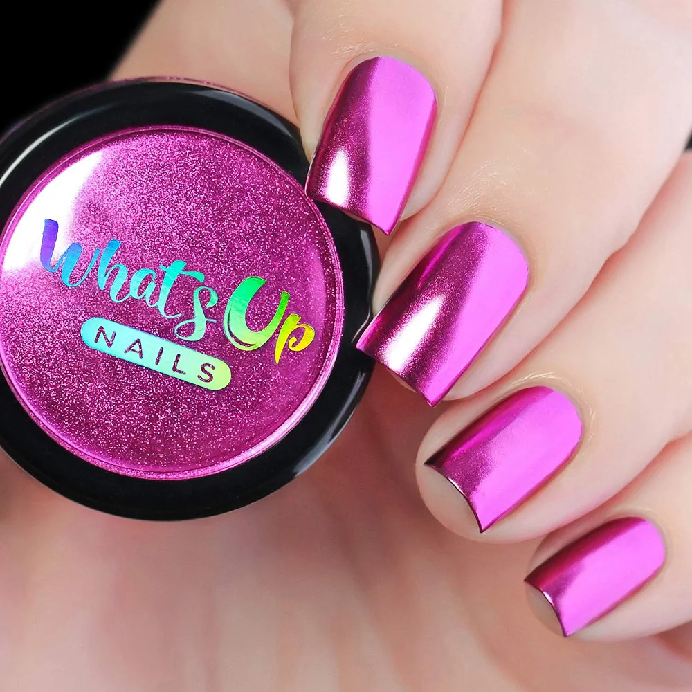 Whats Up Nails - Fuchsia Chrome Powder For Mirror Nails | Amazon (US)