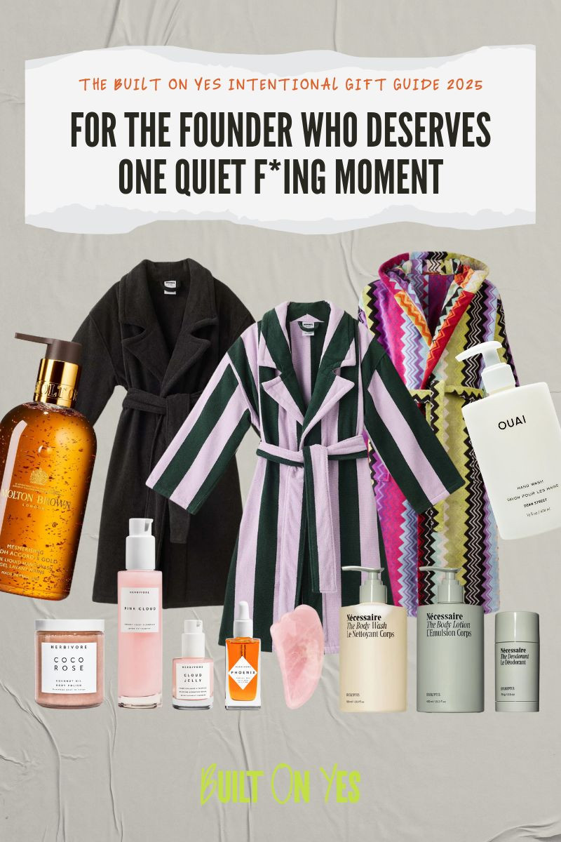 THE B*Y Intentional Gift Guide:
FOR THE FOUNDER WHO DESERVES ONE QUIET F*ING MOMENT

The Intention: Restoration

Burnout is real. Rituals matter 

 #LTKGiftGuide #LTKHoliday #LTKselfcare