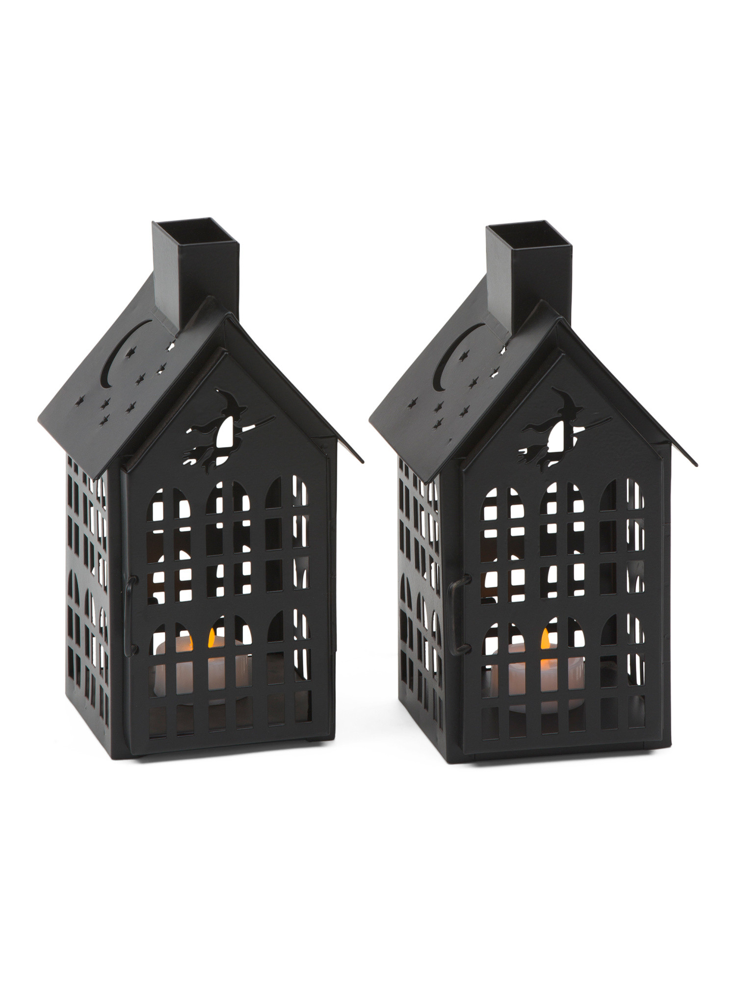 Set Of 2 Halloween Cut Out Led Lanterns | Halloween | Marshalls | Marshalls