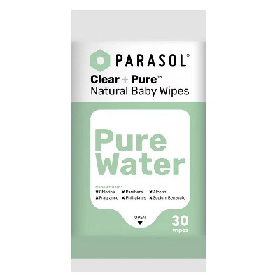 Parasol Sensitive Clean and Natural Unscented Baby Wipes - 30ct | Target