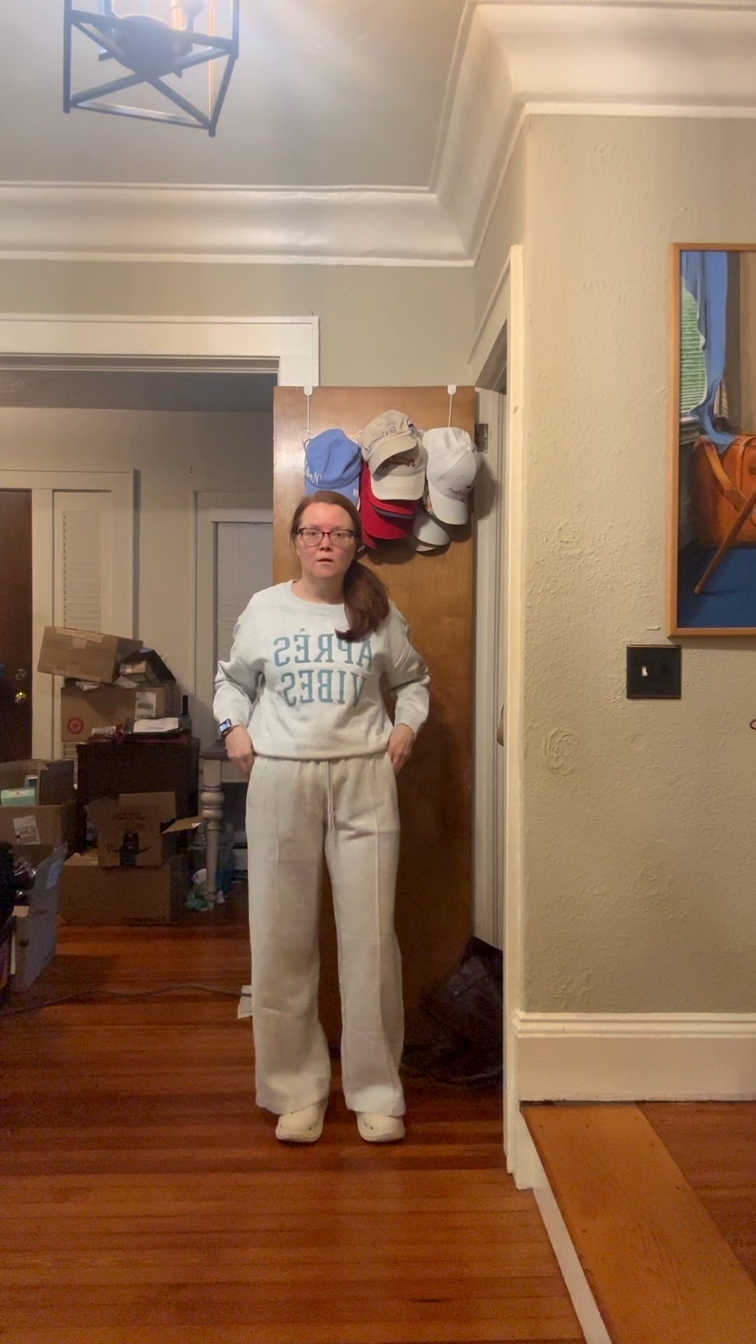 60% off Lou and grey today at LOFT! Also 40% off everything at loft! ! Comfy cozy casual fall and winter outfit with sweats, Apres crewneck sweatshirt.  Pants fit TTS.  Sweatshirt is big and boxy and oversized.  I’m wearing a small.  Pants are medium. Vionic recovery shoes are my own from previous season, but I linked their current model. 

#LTKMidsize #LTKSaleAlert #LTKPetite