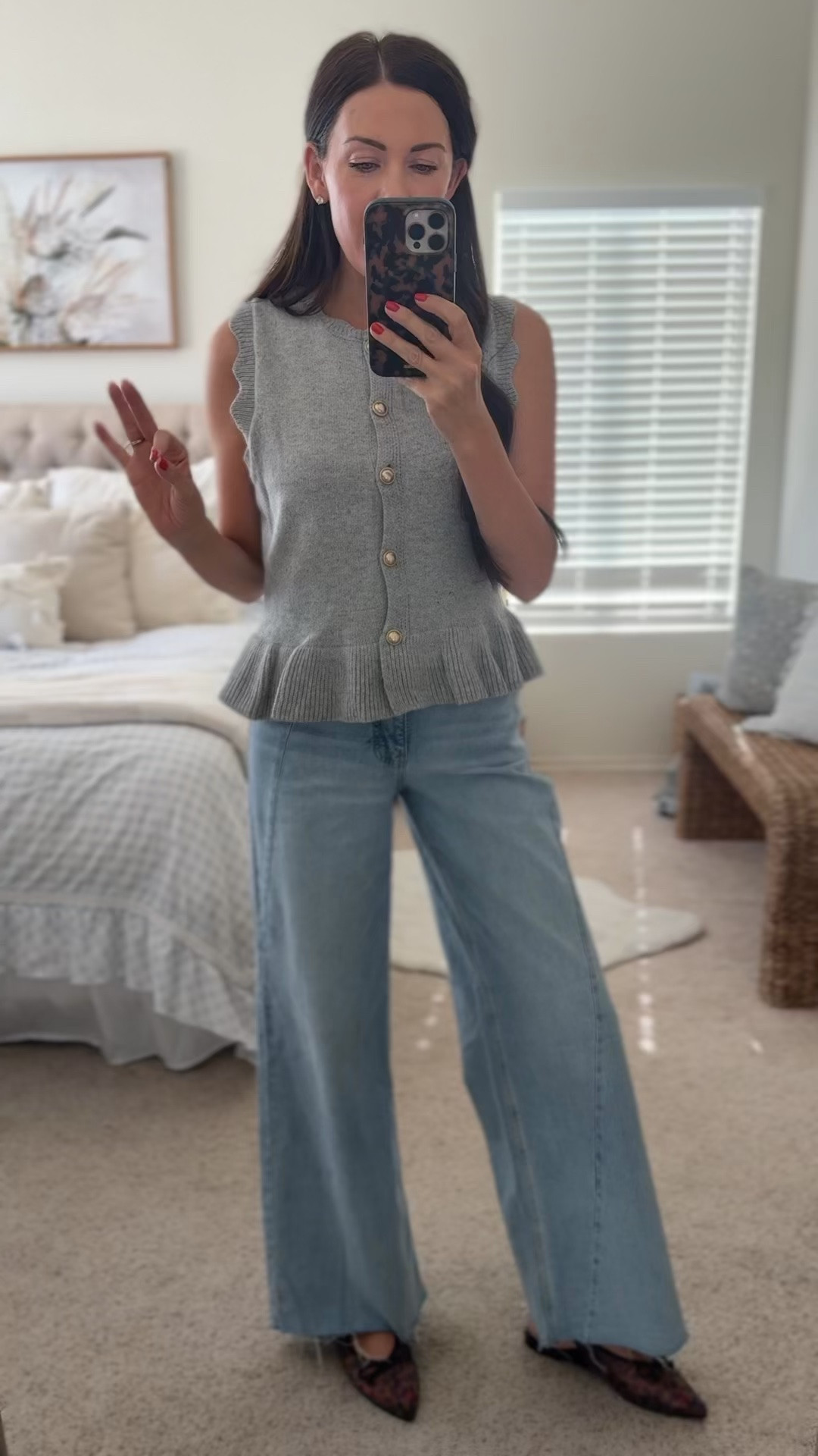 New Walmart sweater tank that is darling!
Small, jeans in a 2

#LTKSaleAlert #LTKSeasonal #LTKmomlife