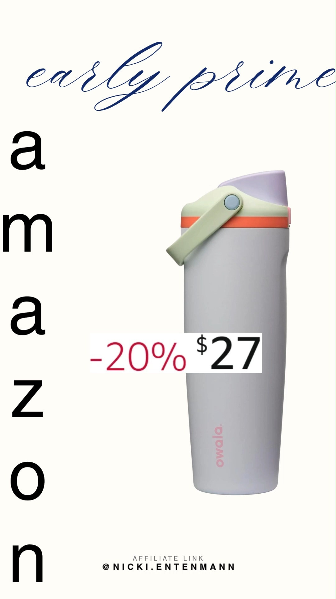 Owala FreeSip Sway Insulated Stainless Steel Water Bottle makes hydration easy with a two‑way spout, built‑in straw, and bucket handle. Stay refreshed, stylish, and ready for every adventure. 🚰🥤🌟  

#Owala #FreeSip #WaterBottle #InsulatedBottle #StainlessSteel #HydrationGoals #ReusableBottle #EcoFriendly #Drinkware #HealthyLifestyle 

 #LTKselfcare #LTKSaleAlert #LTKTravel
