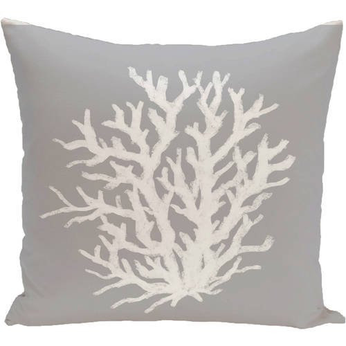 Simply Daisy 16" x 16" Coral Reef Geometric Print Outdoor Pillow - Walmart.com | Walmart (US)