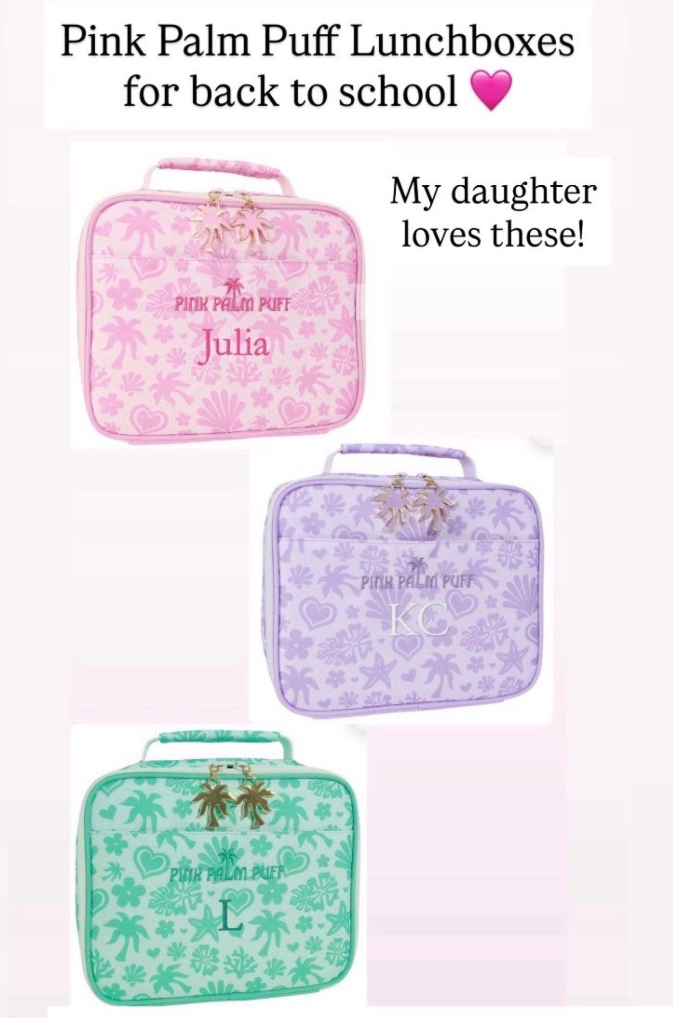 Pink palm puff lunchboxes

#LTKKids