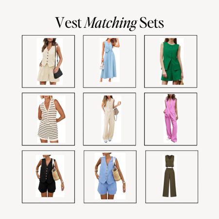 Vest Matching Sets from Amazon!