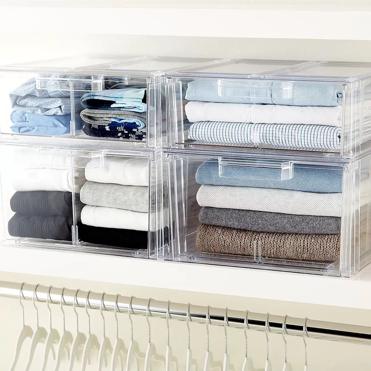 Clear Stackable Sweater Drawer4.467 Reviews | The Container Store