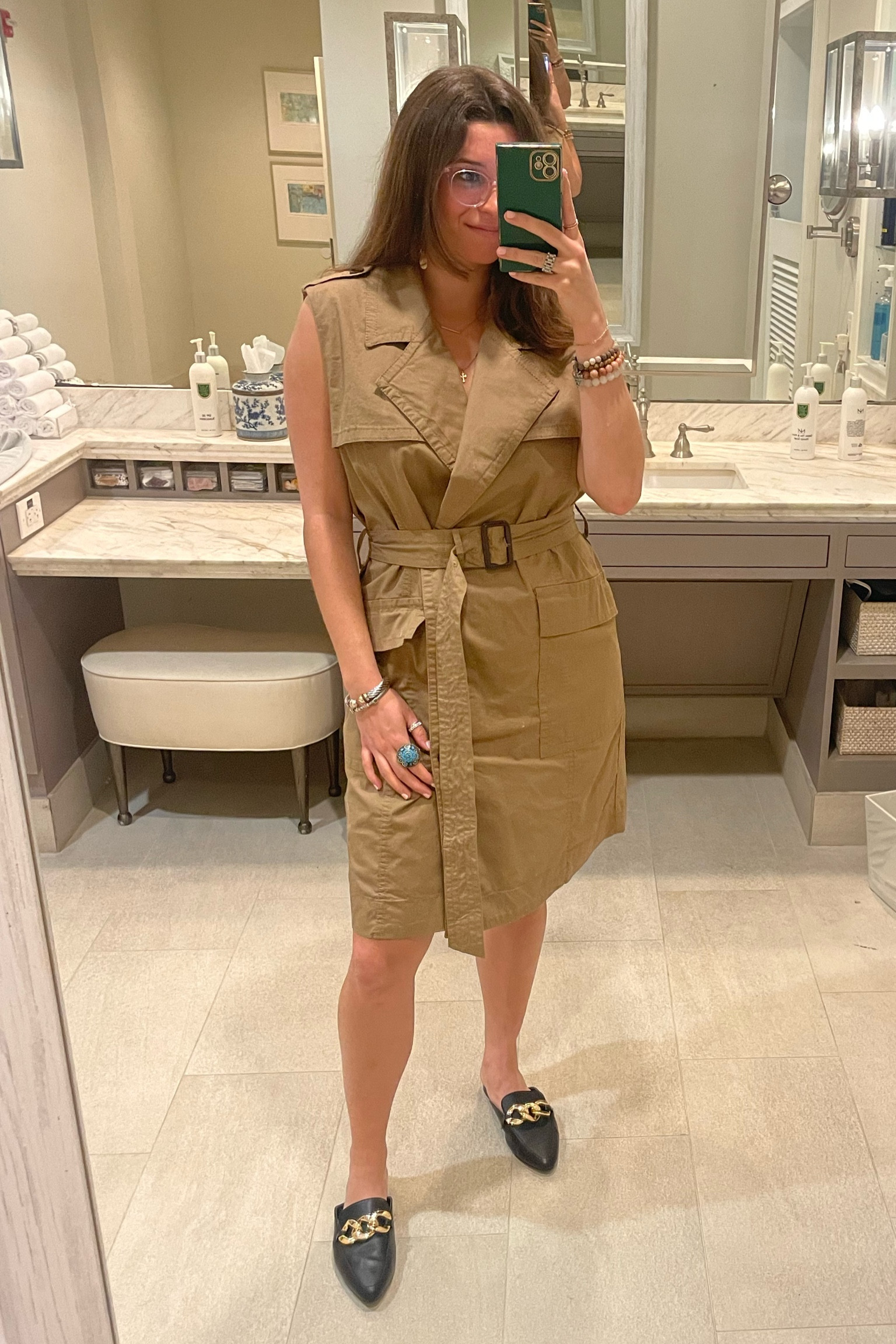 A must have workwear staple! The trench dress🤍  

#LTKstyletip #LTKshoecrush #LTKworkwear