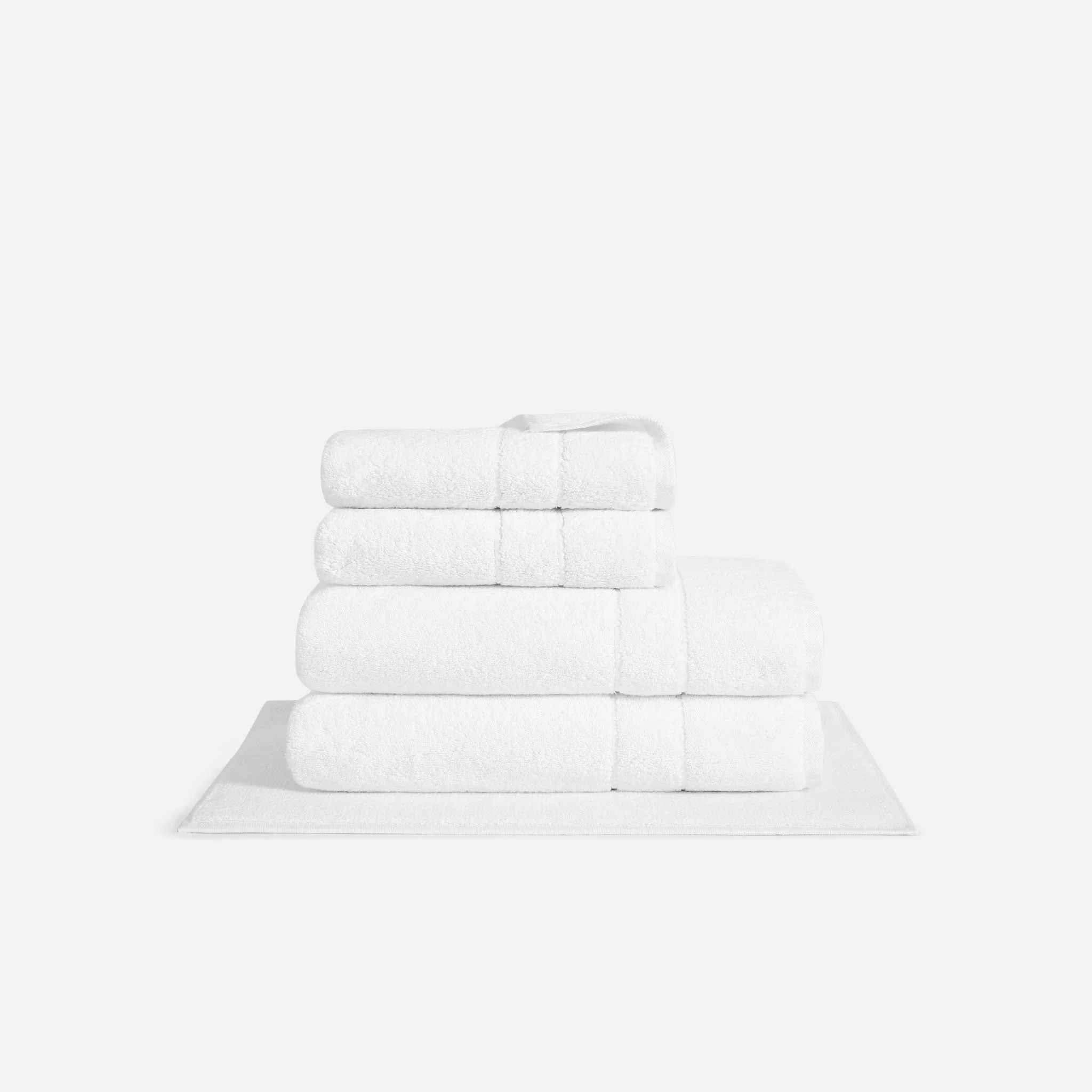Brooklinen Super-Plush Bath Sheet Bundle in White | Brooklinen