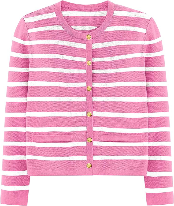 PRETTYGARDEN Women's Winter Cardigan Sweaters Button Down Open Front Long Sleeve Knit Cardigans S... | Amazon (US)