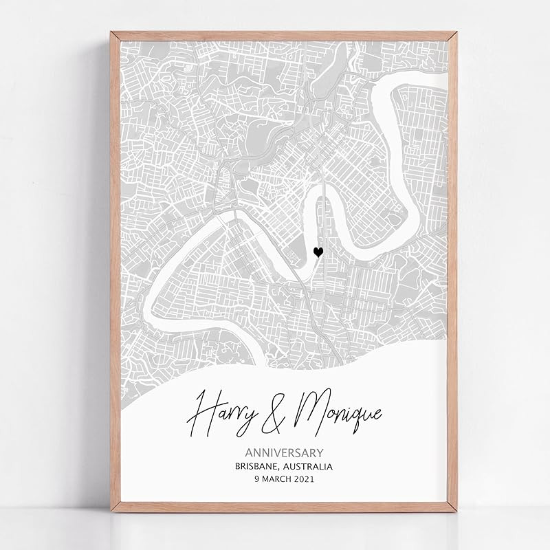 Personalized Anniversary Gift for Girlfriend, Custom 1 year gift Boyfriend, Wife, Wedding, Custom... | Amazon (US)