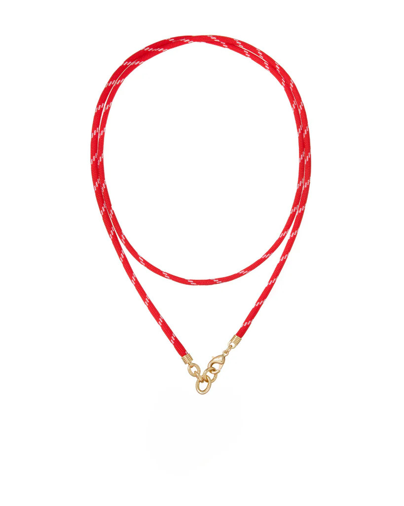 The Long Happy Cord Charm Necklace | Roxanne Assoulin