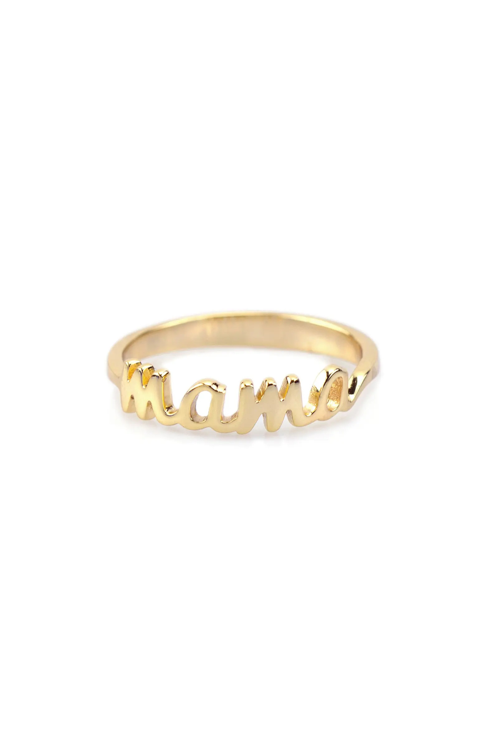 Mama Script Ring | Nordstrom