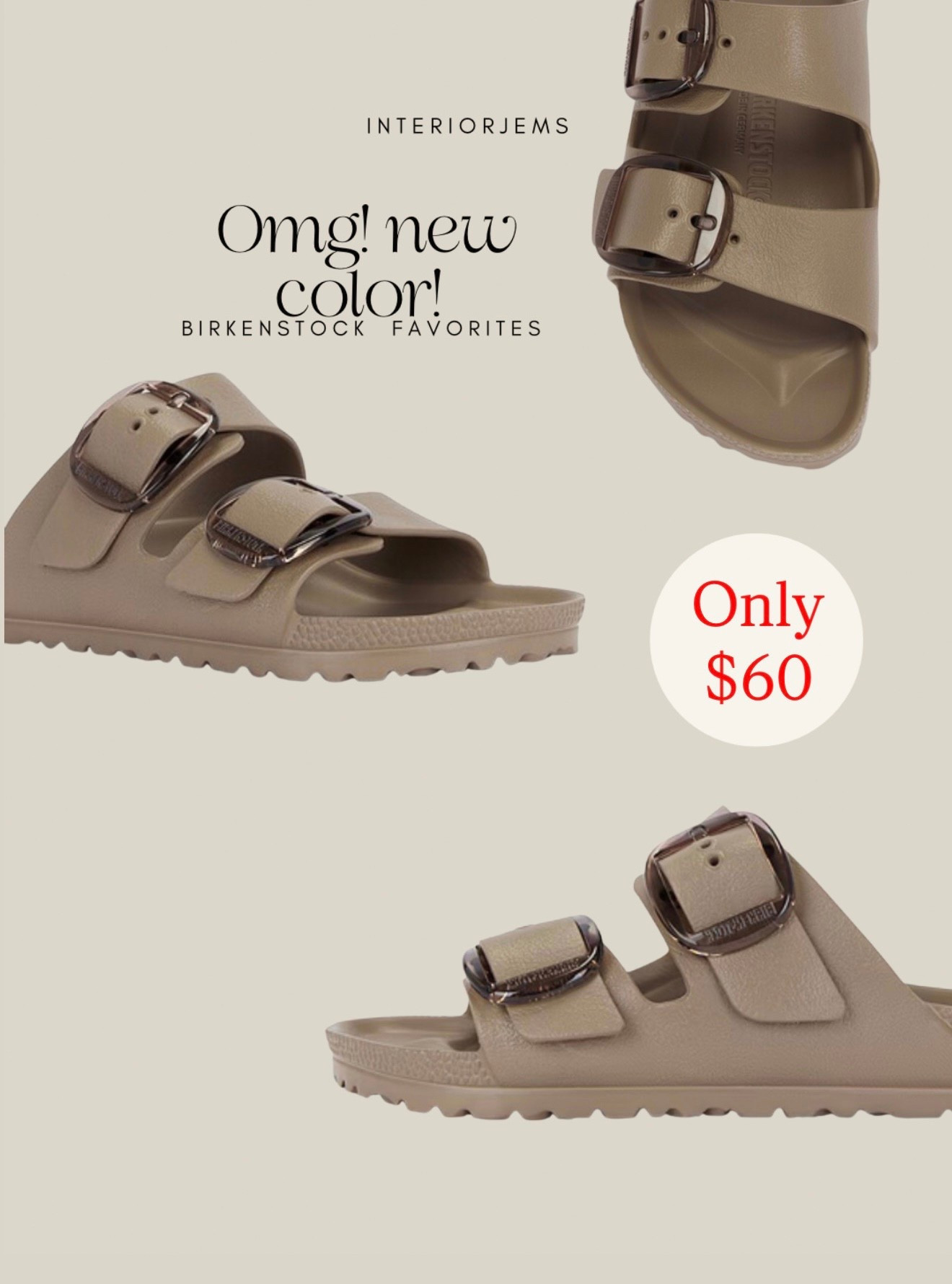Immediate ad to Art I literally wear these every day in the summer. They have not come out with a new pretty color in years and they finally have this in the big buckle for only $60. Promise you will love

#LTKSaleAlert #LTKGiftGuide #LTKHome