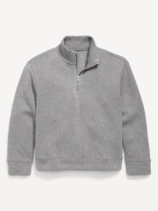 Sweater-Fleece Quarter-Zip for Boys | Old Navy (US)