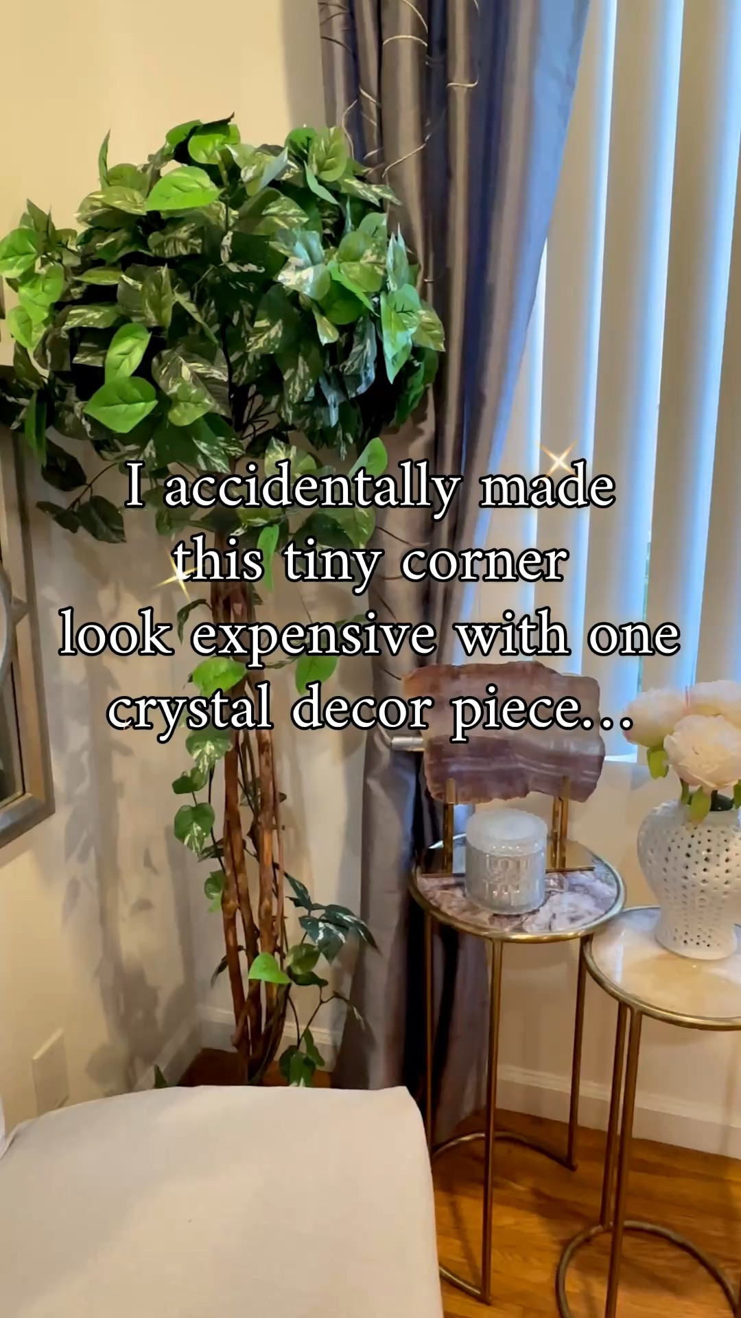 On clearance!! Only $78.97!!

I bought 2 at full price!!

This purple fluorite crystal slab completely transformed this little corner ✨

Not only is fluorite stunning as decor with its natural lavender bands and soft glow, but it’s also known as a crystal connected to clarity, calm energy, focus, and emotional balance. Many people love placing fluorite in their homes to create a more peaceful, grounding atmosphere.

I love how this piece feels both elegant and meaningful — like functional art for the home 🤍 The natural colors pair so beautifully with warm neutrals, candles, mirrors, and soft lighting.

One crystal decor piece and suddenly the whole space feels elevated ✨

#FluoriteCrystal #CrystalDecor #LuxuryHomeDecor #glamdecor #CoastalGlam

#LTKHome #LTKSaleAlert