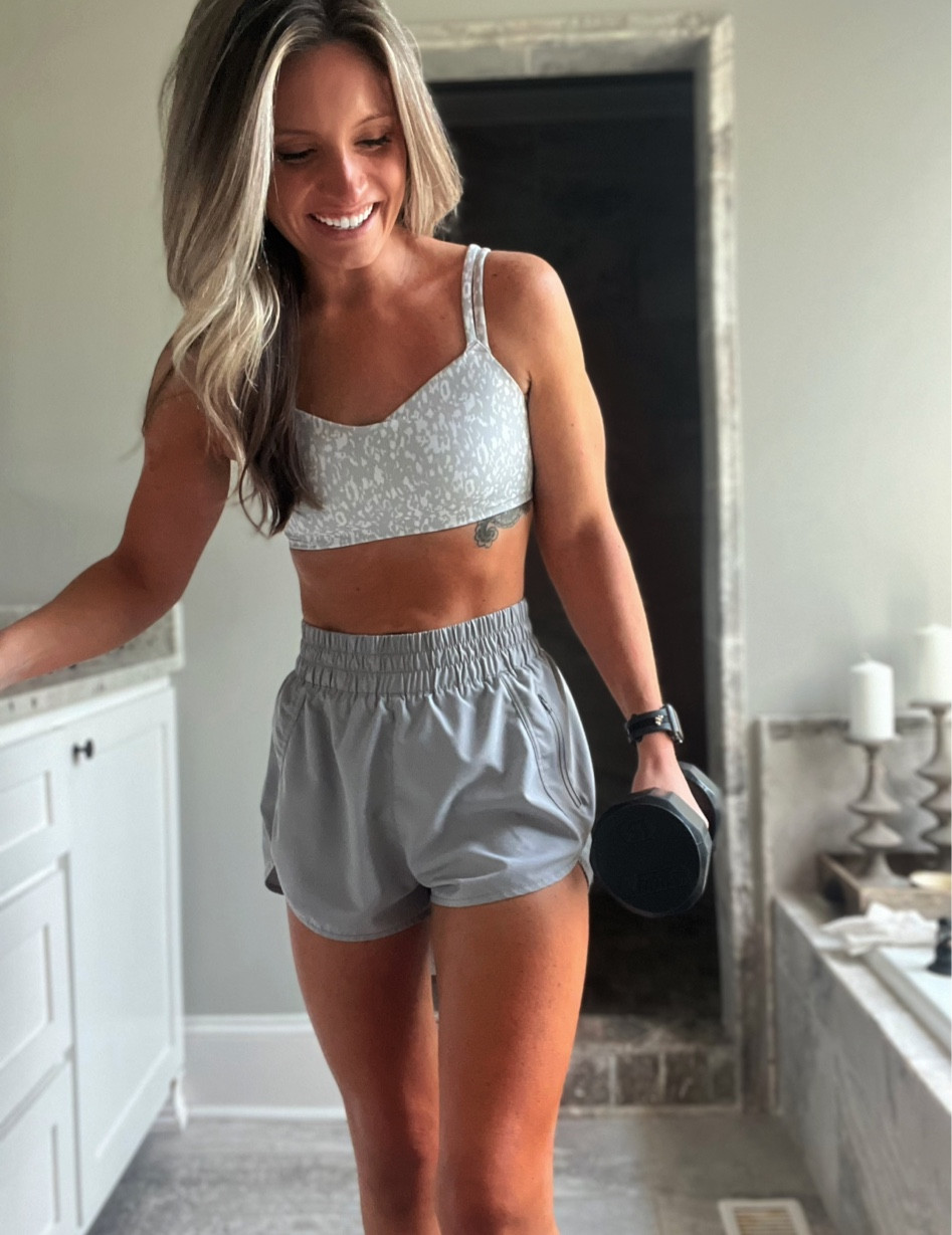 The best bra and workout shorts! 