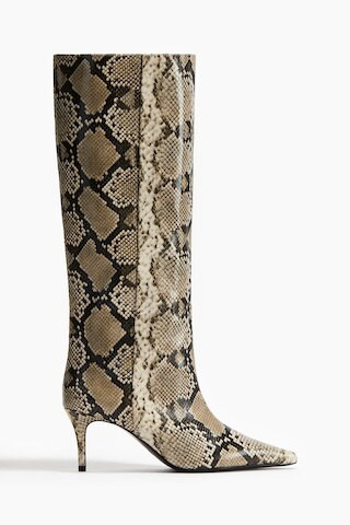 H & M - Kniehohe Stiefel - Beige - Damen | H&M (DE, AT, CH, NL, FI)