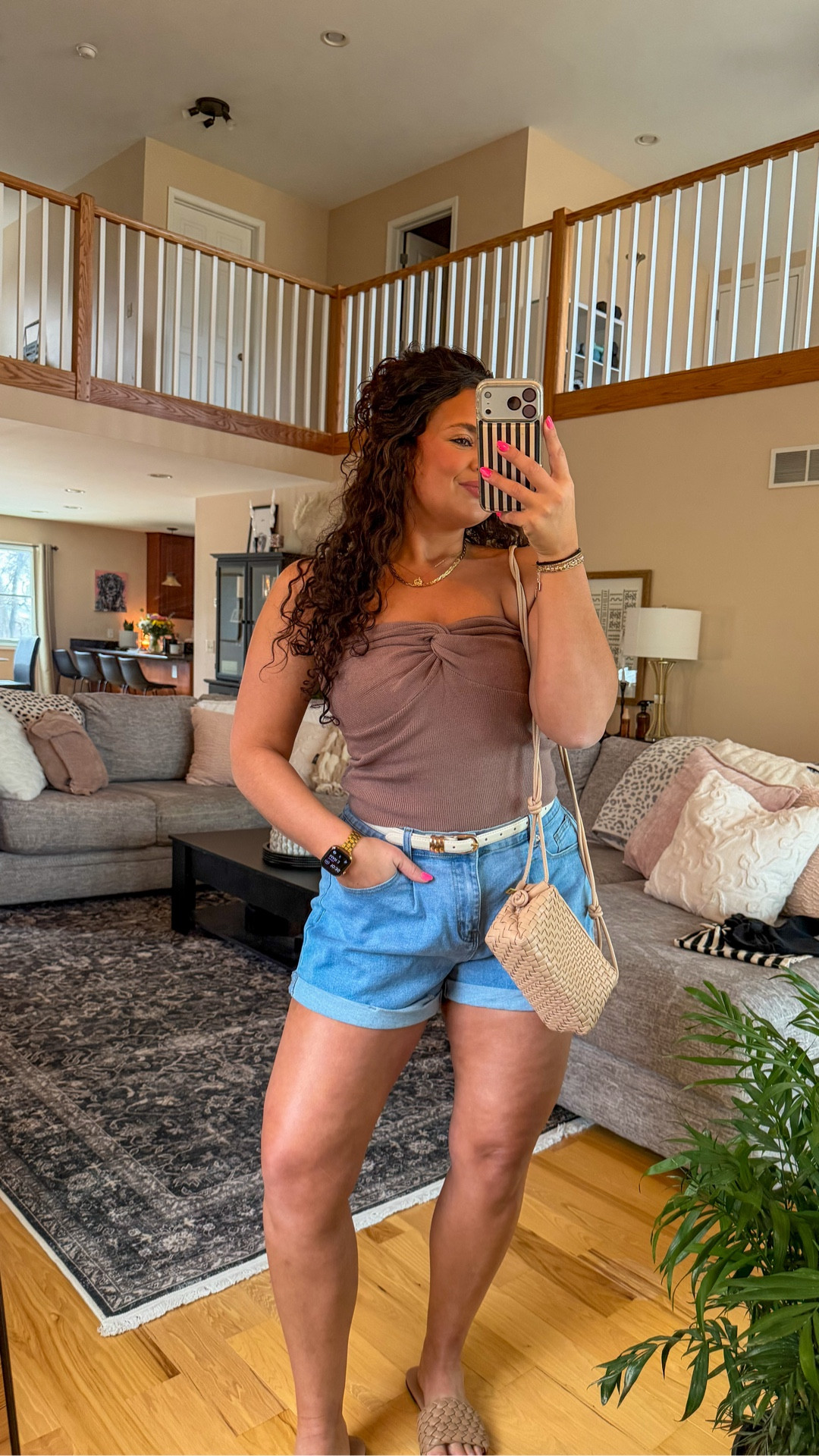 I’m wearing a size large in the Amazon denim shorts & a size large in the tops! These tops come in several color options. 

#amazon

#LTKMidsize #LTKSaleAlert #LTKSeasonal