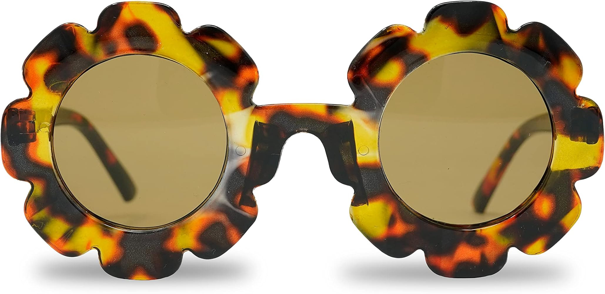 Funky Junque Kids Sunglasses Girl Boy Toddler Baby Sunnies Round Flower Heart Shaped Outdoor Beac... | Amazon (US)