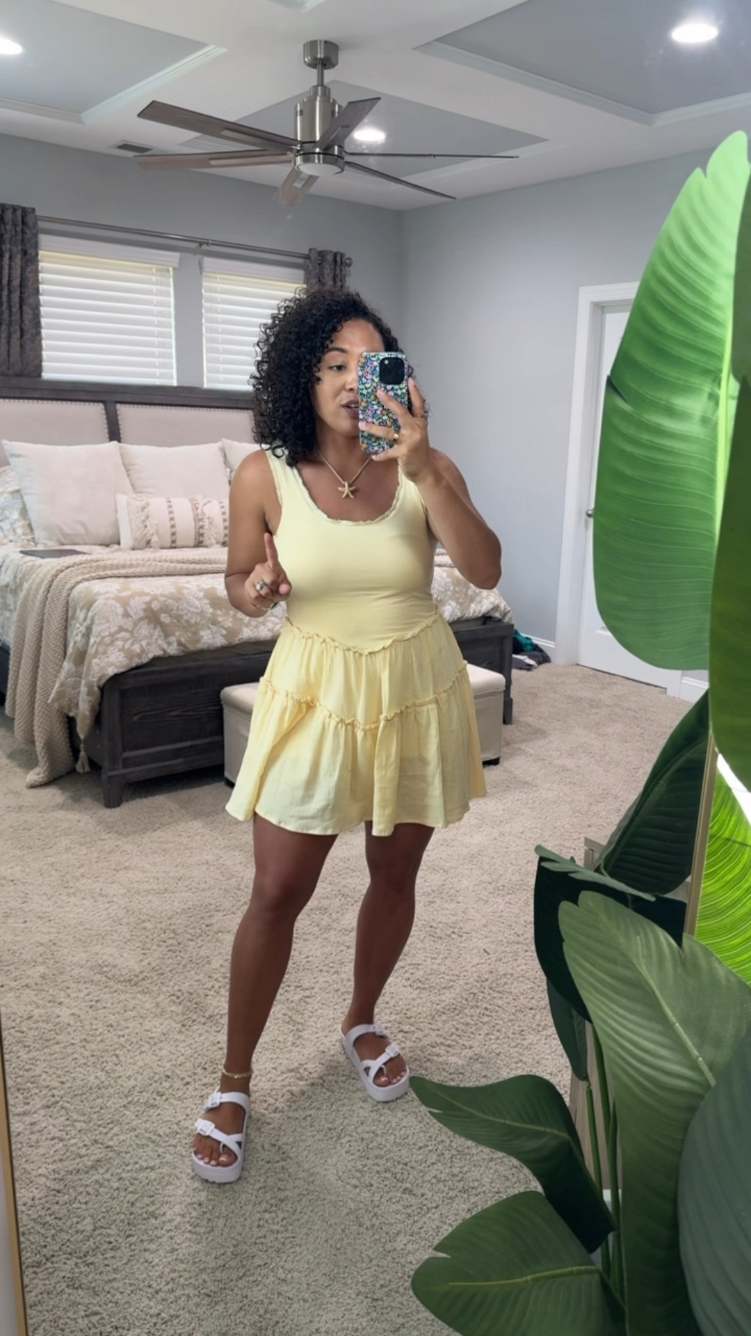 JCPenny dress on sale with code GOODTIME only $19.59 I’m wearing a medium the stock photo makes it look green but it’s more butter yellow in person 

#LTKSummerEdit #LTKSaleAlert #LTKStyleTip