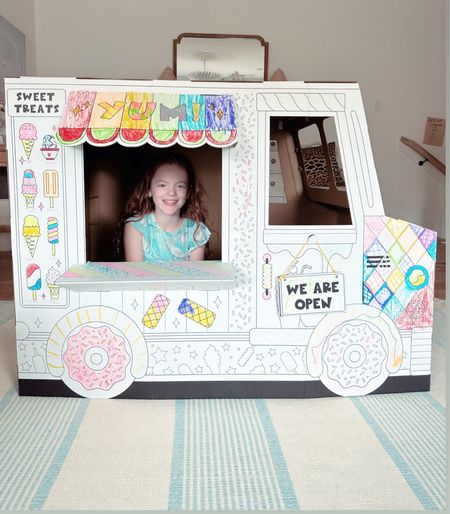 Paintable/colorable ice cream truck for kids! 