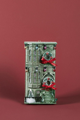Festive Townhouse Ornament | Anthropologie (US)