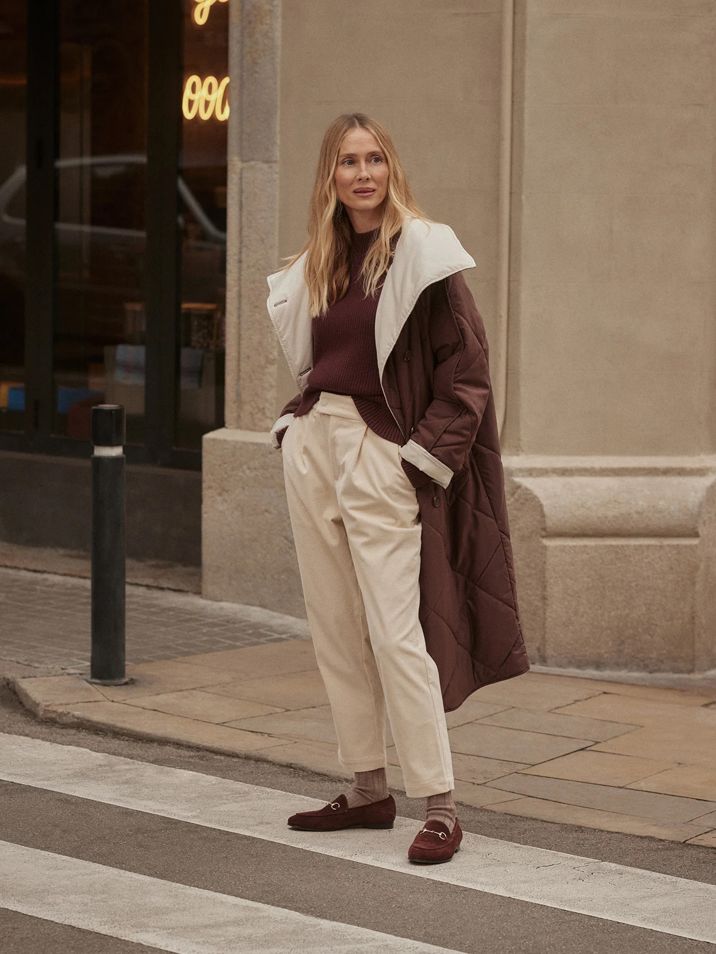 Annalise Reversible Wrap Coat | Varley US