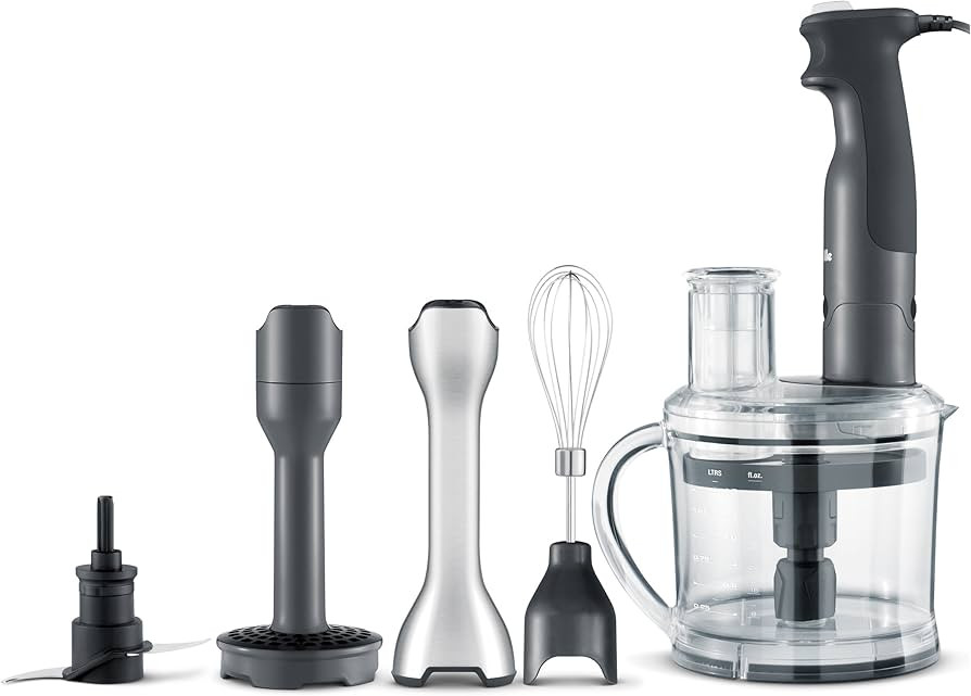 Breville BSB530XL the All In One Immersion Blender, Stainless Steel, Graphite & Silver | Amazon (US)