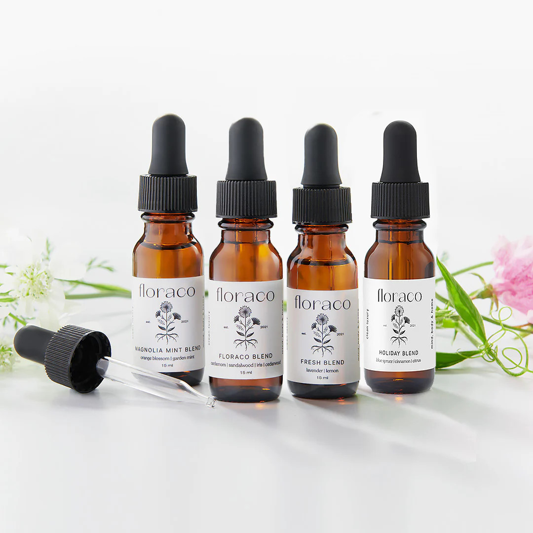 Aromatherapy Oil Blend Complete Collection: Floraco Restorative + Sensual Oil Blend, Holiday Warm... | Floraco