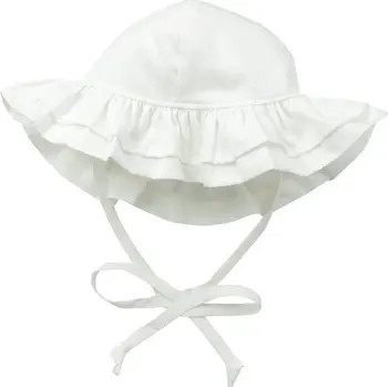 Baby UPF 50+ Double Ruffle UV Blocking Sun Hat | Nordstrom