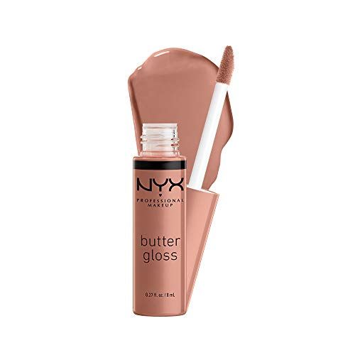 NYX PROFESSIONAL MAKEUP Butter Gloss, Non-Sticky Lip Gloss - Bit Of Honey (Peach Nude) | Amazon (US)